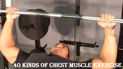 40 kinds of chest muscle exercise