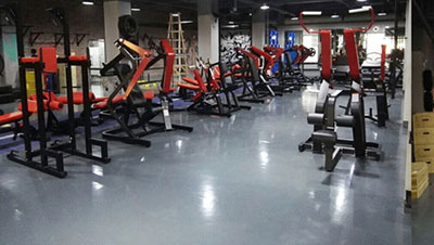 Gym for customers in Jiangxi Province China