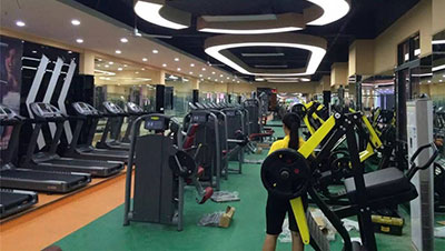 Gym for customers in Foshan China