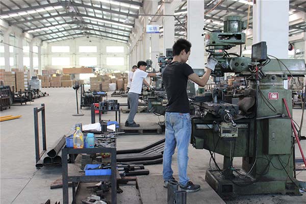 Machining by lathe and milling machine