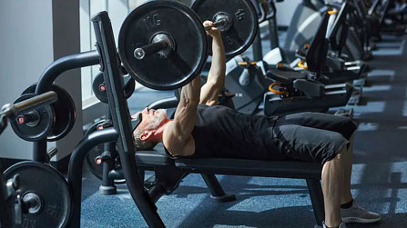 What are the gym equipment for practicing chest muscles