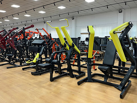 Plate Loaded fitness equipment