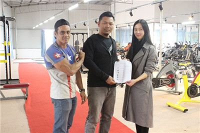 Malaysia customers import gym equipment from BFT