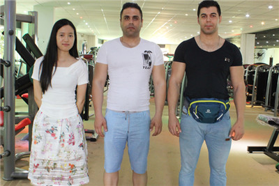 Iranian customers buy our gym equipment